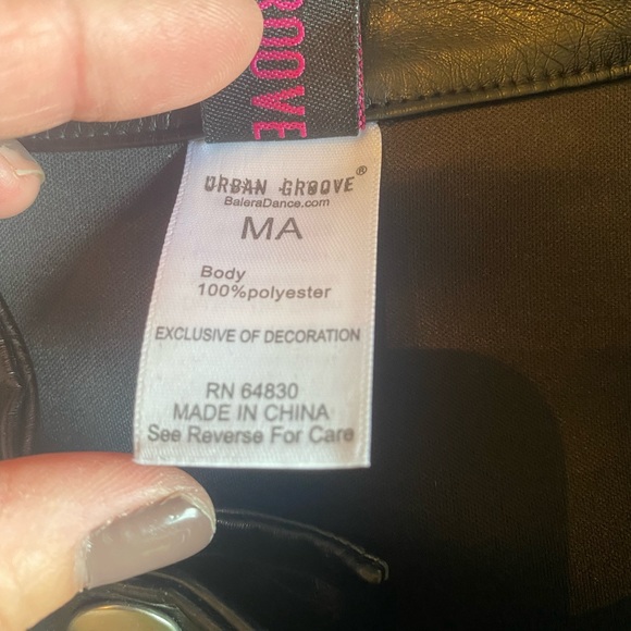 Urban Groove Vegan Leather Black Jacket - Picture 15 of 16